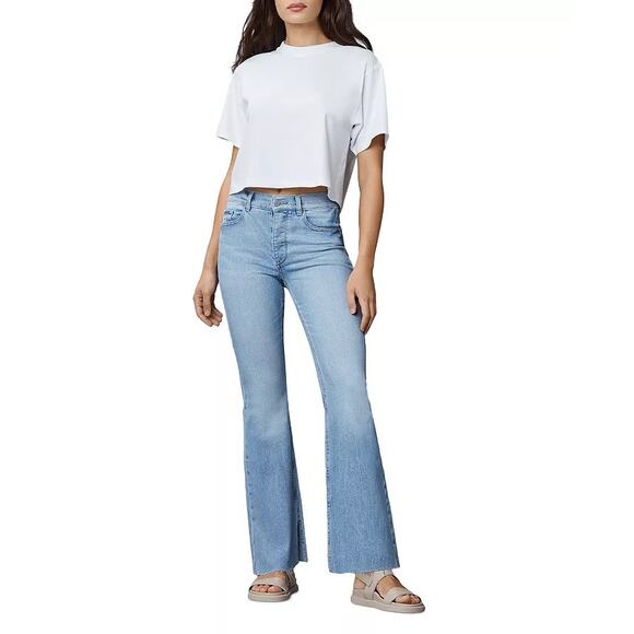 DL1961 Bridget High Rise Bootcut Jeans in Lt. Reef - Picture 1 of 5